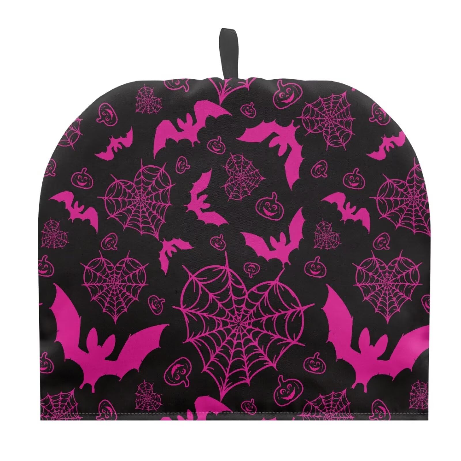 Hudotybom Pink Bat Tea Cozy Teapot Cover Halloween Tea Pot Cosies 6 Cups Insulated Large Teapot Protective Cover for Kitchen Hallowee Decoration