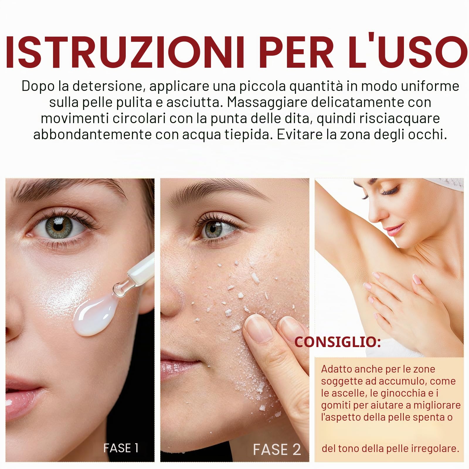 Siero Coreano Esfoliante al Riso Skincare,Peeling Viso Riso 100ml+ Riso Nero 100ml,Esfoliante Delicato con AHA BHA e Niacinamide, Rimuove Cellule Morte,Riduce Pori e Punti Neri,Pelle Liscia e Luminosa
