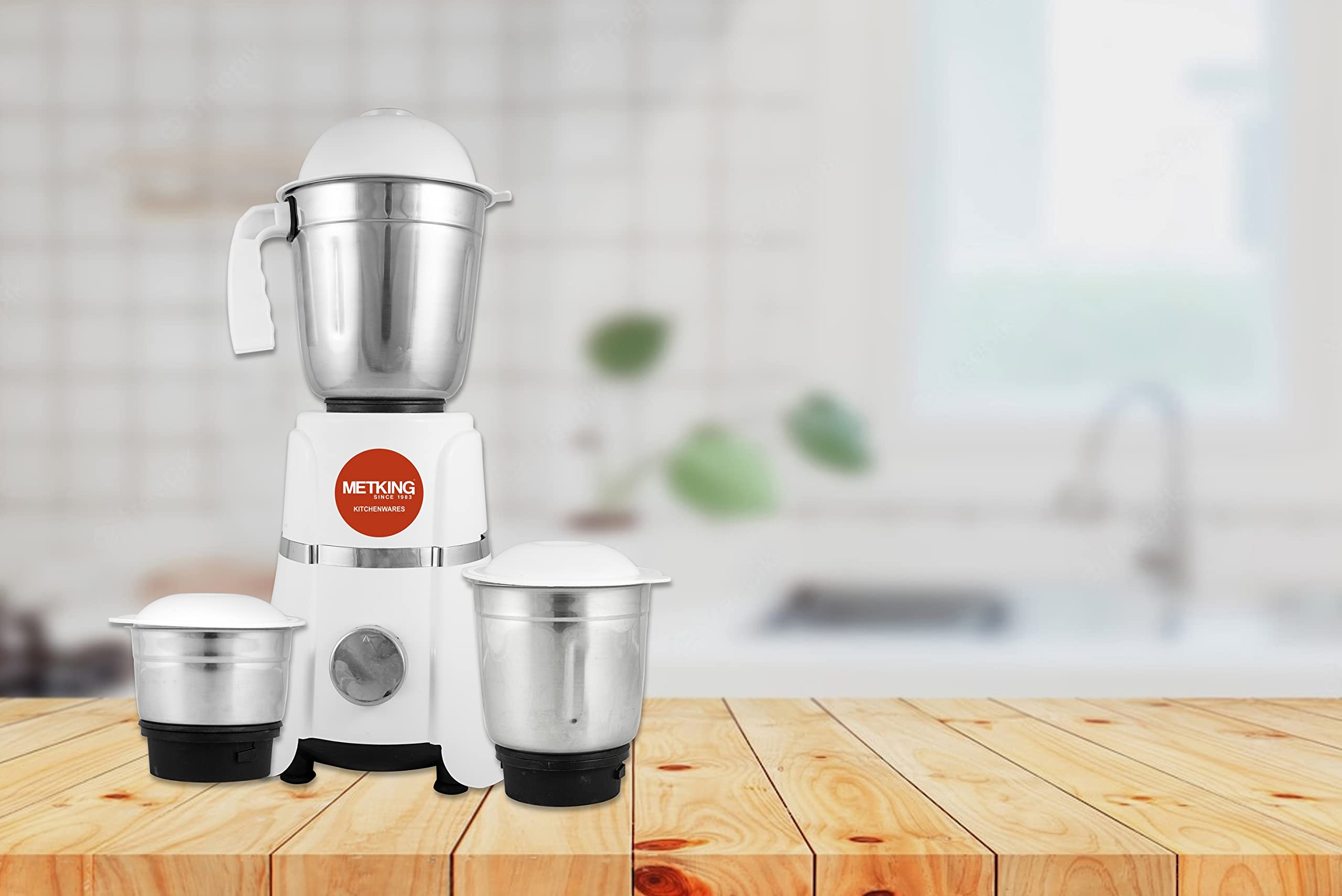 METKING Mixer Grinder Electric Super Power 3 jar, 500W, Mixer Grinder pack of 3 jar steel Body (Liquidizing, Wet Grinding and Chutney Jar), Stainless Steel blades,-picture-27