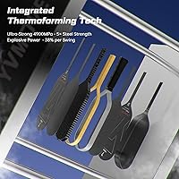 Vista 2 de Pickleball Paddle with T700 Raw Carbon Fiber Surface & 16mm STR-Core Power Polymer Core, Premium Pickle Ball Racket Designed for Ultimate Spin &