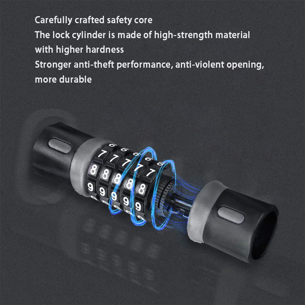 Amazon | マウンテンバイクロック盗難防止パスワードチェーン