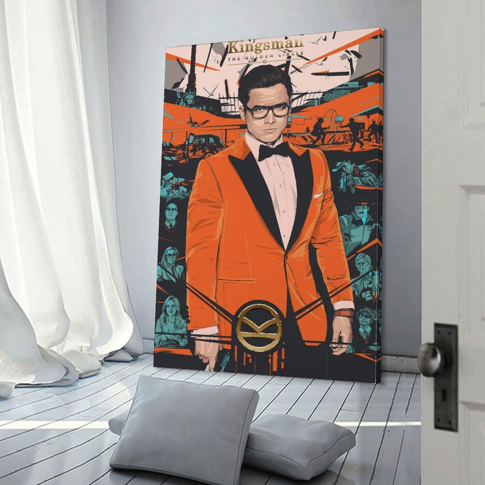 Amazon.co.jp: Kingsman キングスマン Taron Egerton 漫画 ポスター
