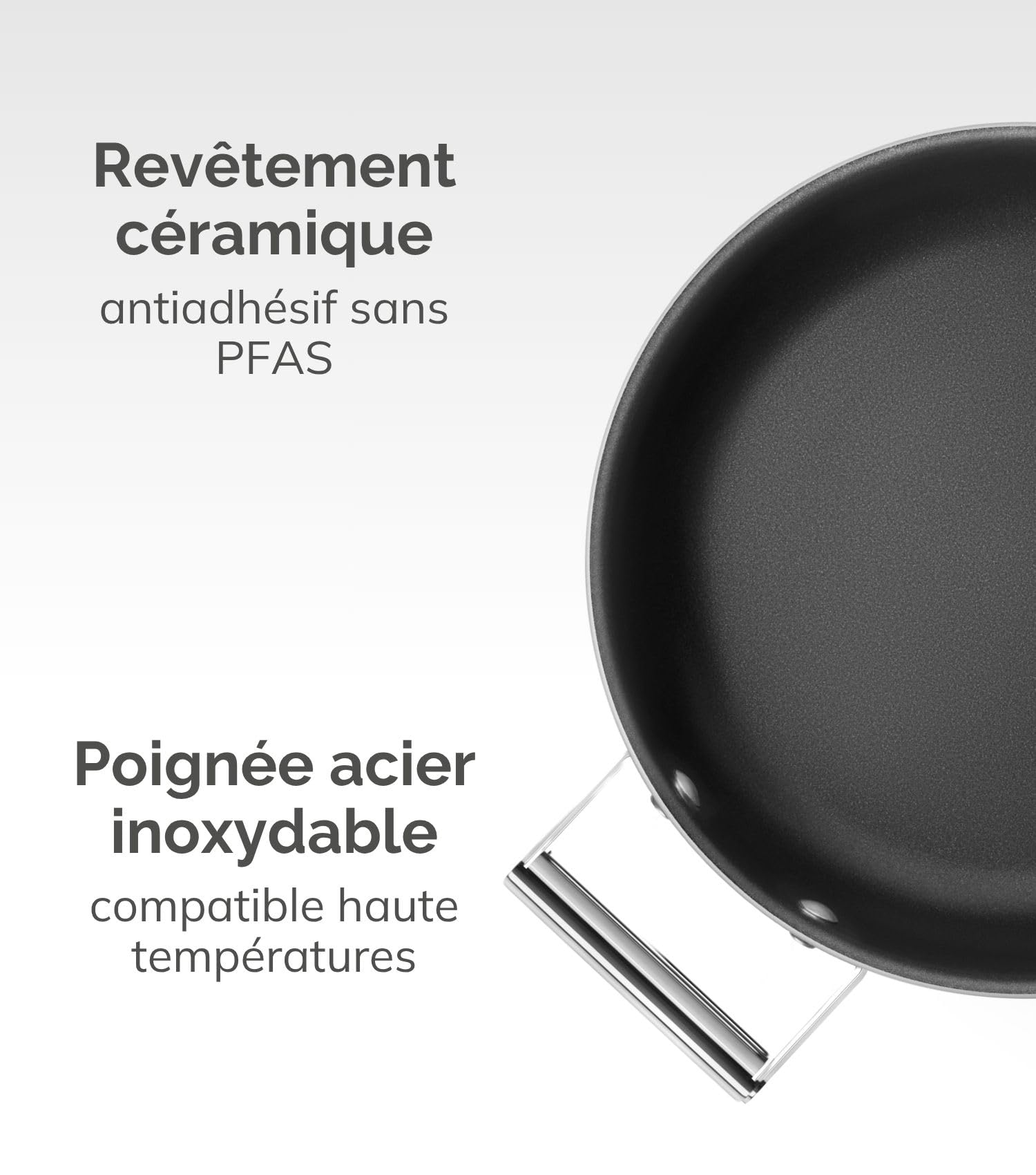 Smeg CKFC2611RDM Casserole 26cm avec couvercle rouge, antiadhésif, aluminium, base brevetée