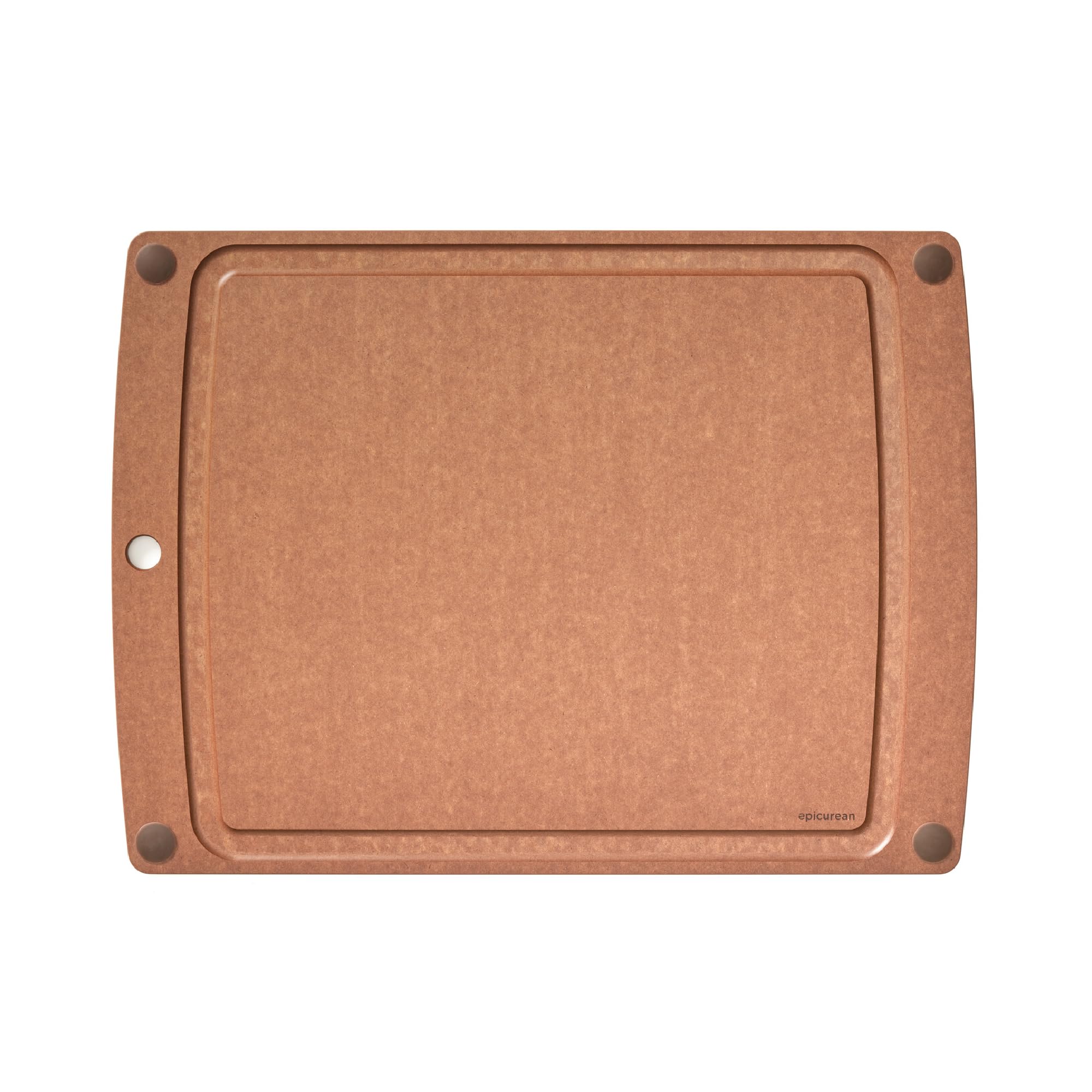 All-In-One Cutting Board by Epicurean – 19.5"L x 14.5"W, Paper Composite, Nutmeg/Brown, Model 505-201503002