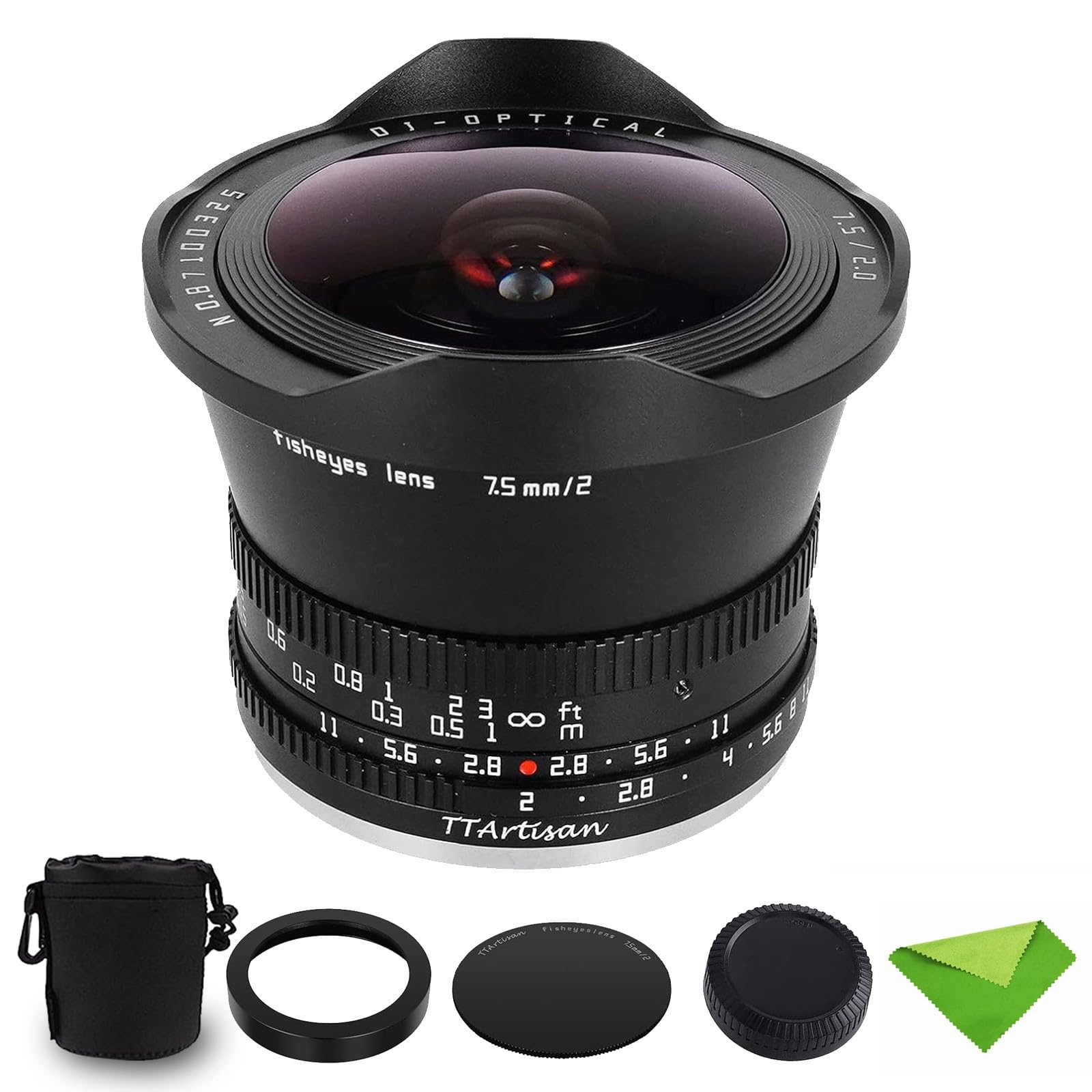 Amazon.com : TTARTISAN 7.5mm F2.0 APS-C Large Aperture Fisheye 