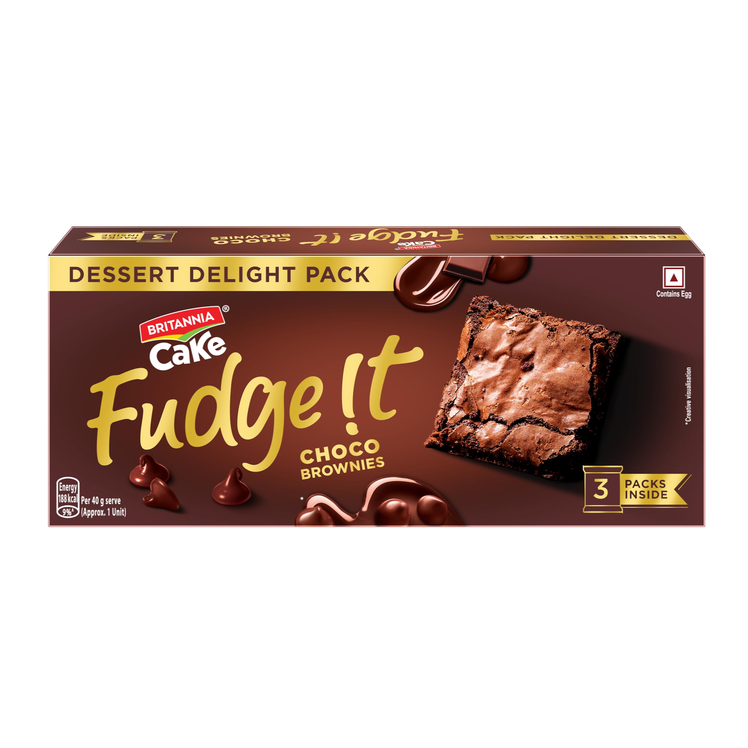 Cakes Fudge It Chocolate Brownie, 120 g