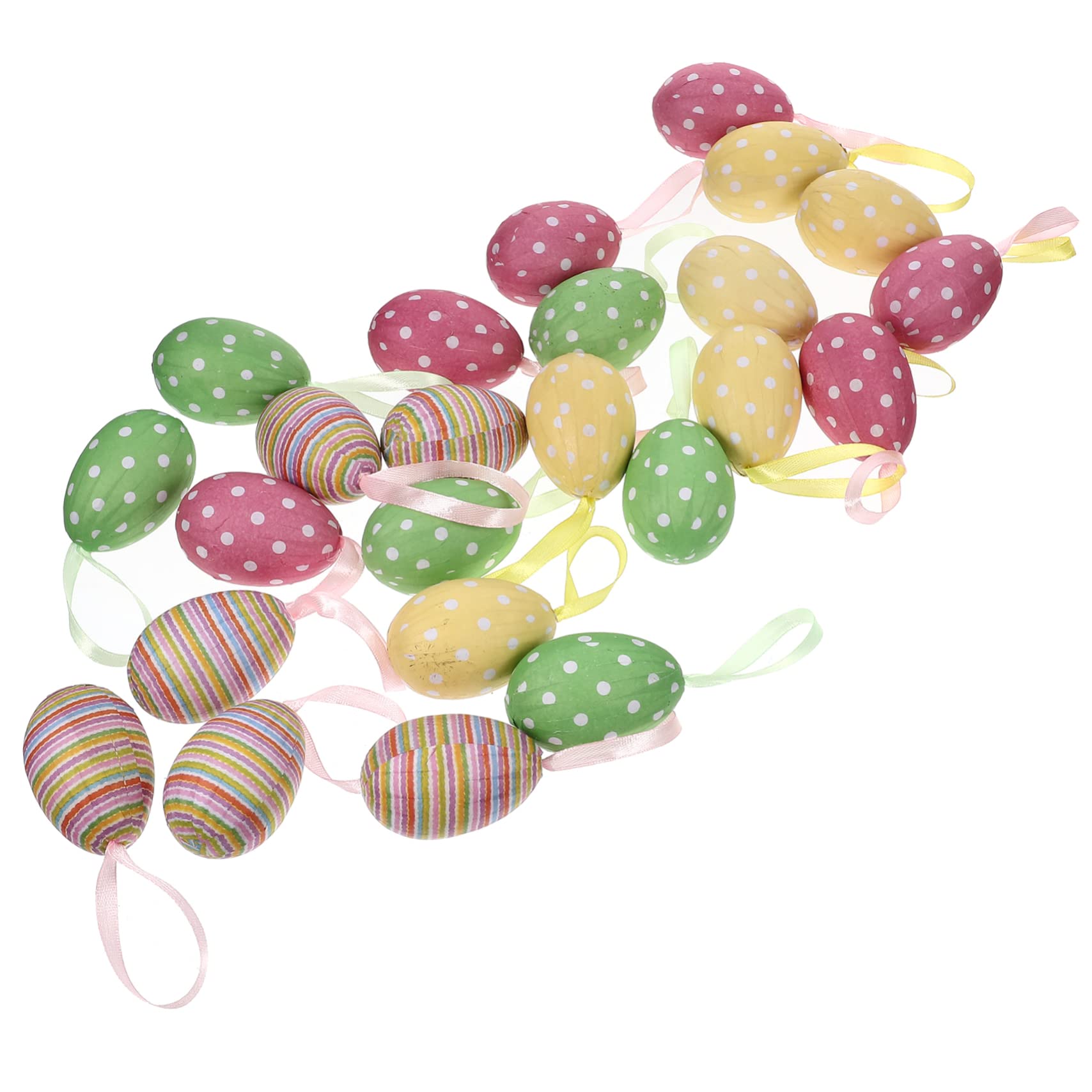 Alipis 5 Sätze Ostern Dekorationseier Ostereier Zum Aufhängen Für Fröhliche Osterfeiern Für Wohnräume Schlafzimmer Und Kreative Accessoires 24 Stück * 5