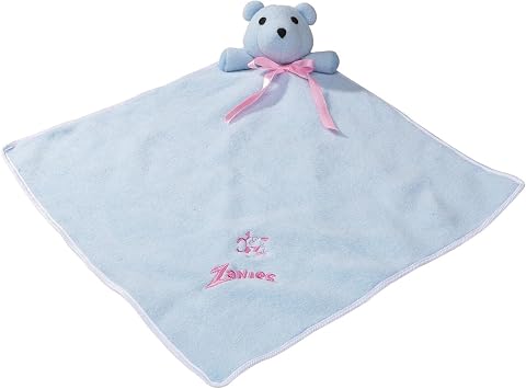 Zanies Snuggle Bear Blanket Dog Toys, Blue