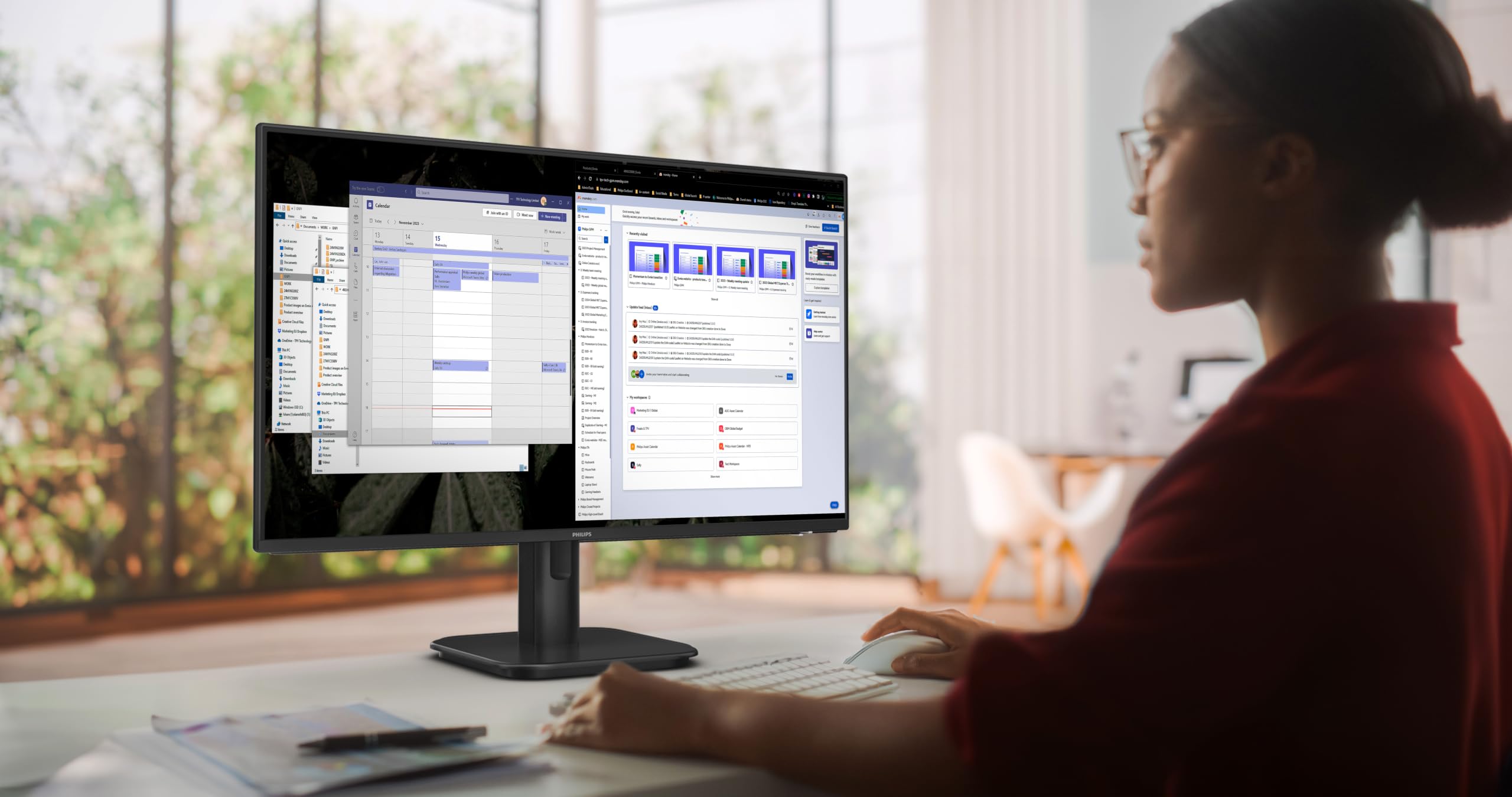 Philips 27E1N1800A - 27-calowy monitor Ultra HD, g?o?nik, HDR10 (3840x2160, 60 Hz, HDMI 2.0, DisplayPort 1.4) Czarny
