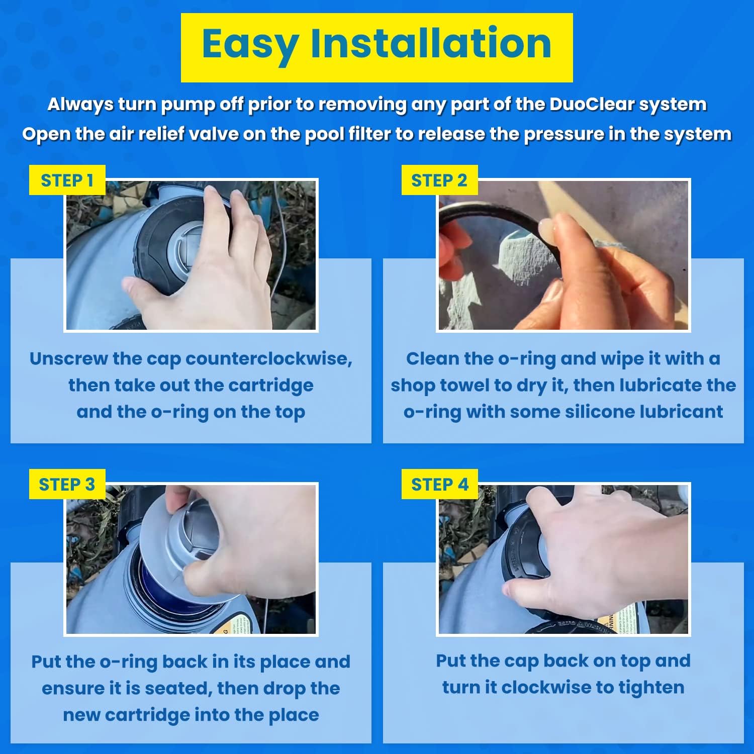 Replacement for Nature2 Duoclear 45 Mineral Cartridge W28002 W26002 for All Zodiac Duoclear & Nature2 Fusion, Fusion Soft, Vision Pro System Aboveground Ingroud Swimming Pool Up to 45,000 Gallons