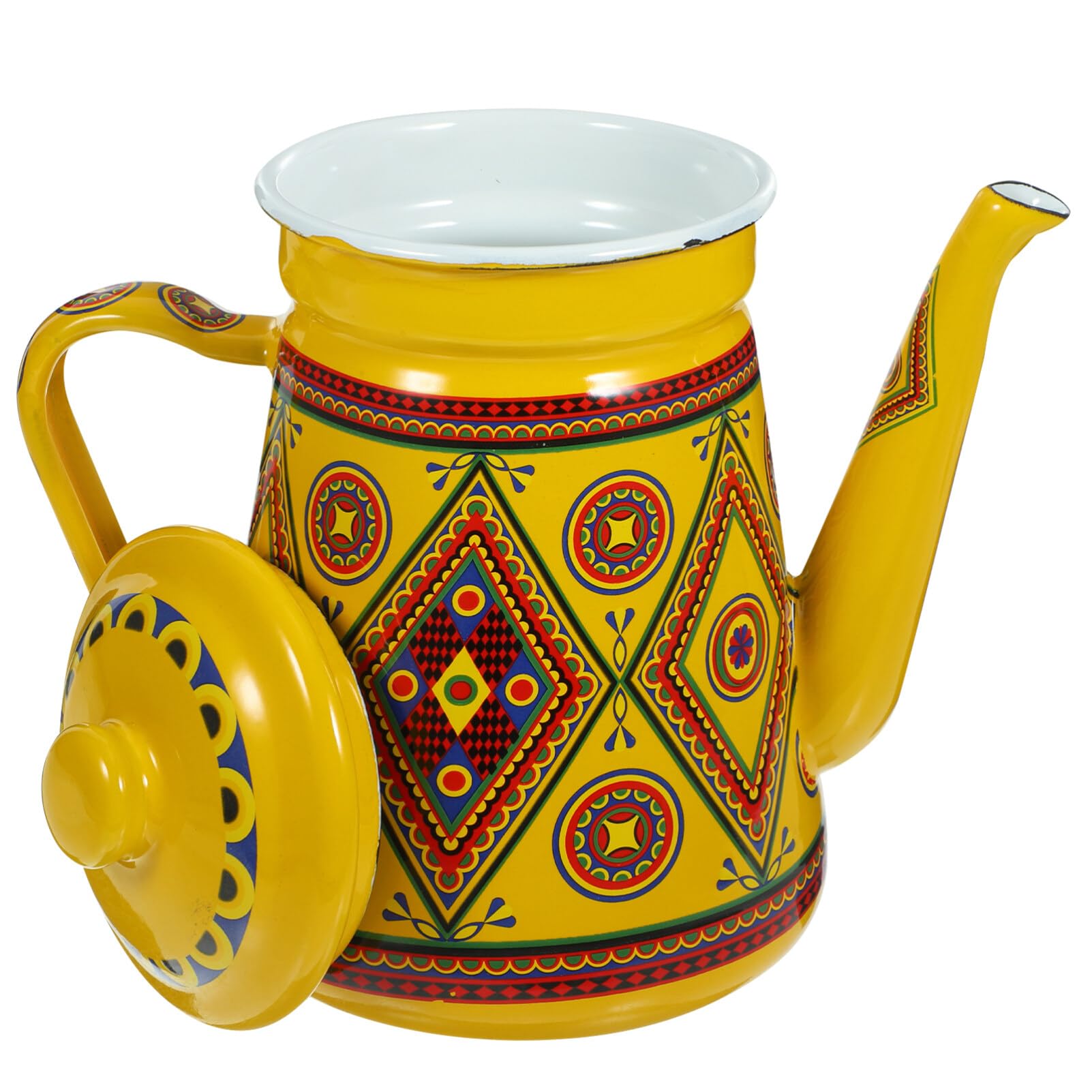 Emaliowany dzbanek do kawy Vintage czajnik do herbaty Turecki czajniczek Turecki czajnik do herbaty Turecki dzbanek do herbaty Vintage czajniczek Turecki dzbanek do kawy Pojemniki na herbatę Akceso