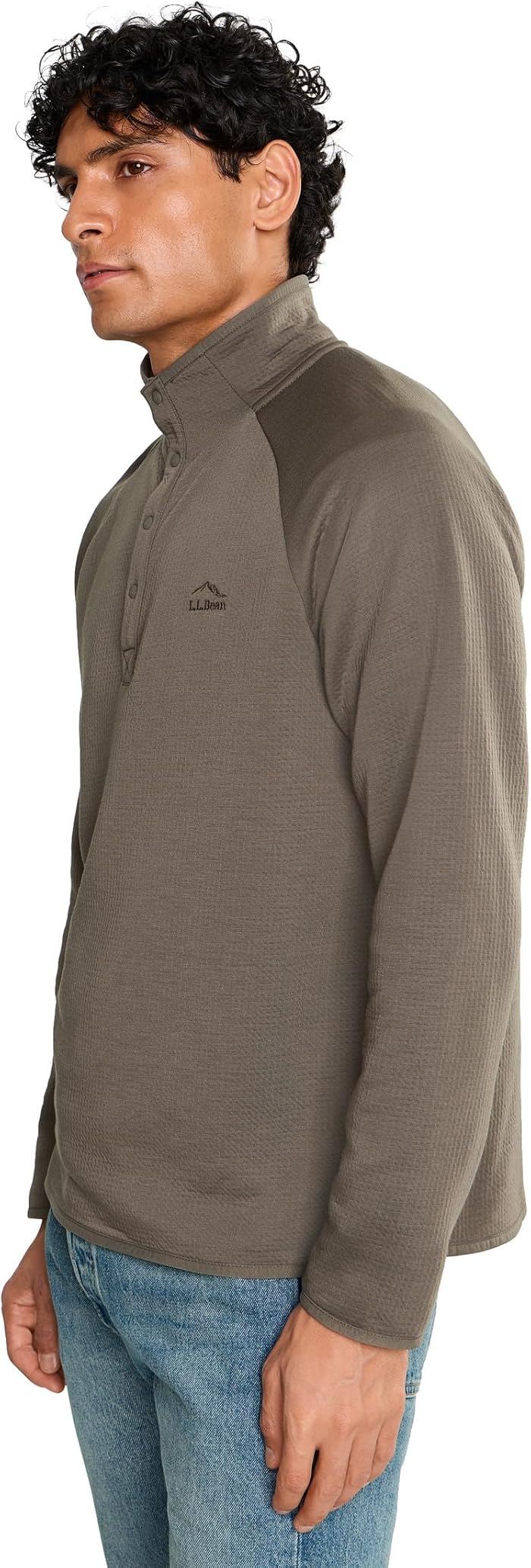 Мужской свитер L.L.Bean Venture Tek Pullover, цвет: Серый — фото 2