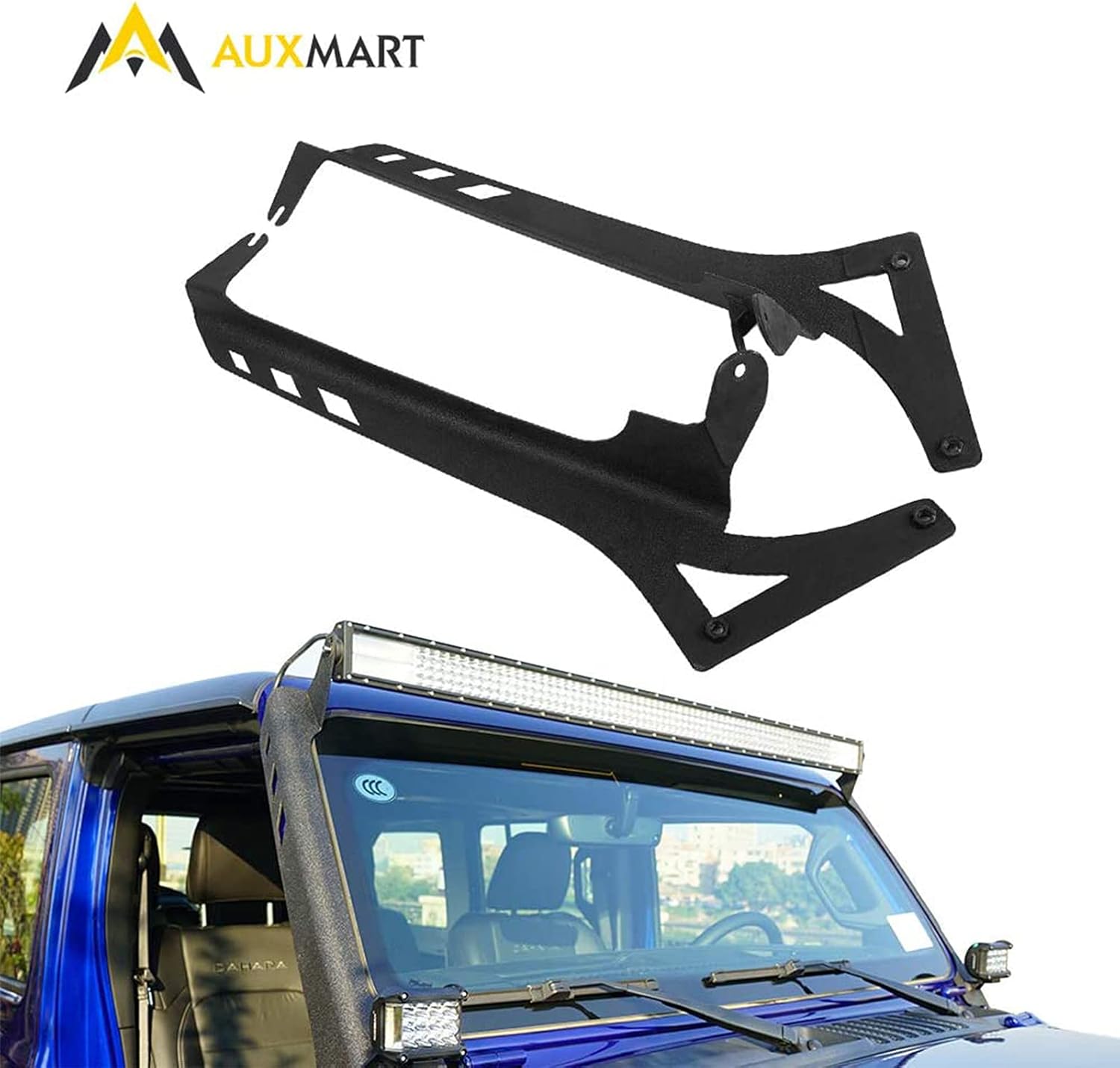 Car & Truck Light Bars TOP 52in LIGHT BAR WINDSHIELD MOUNT BRACKET
