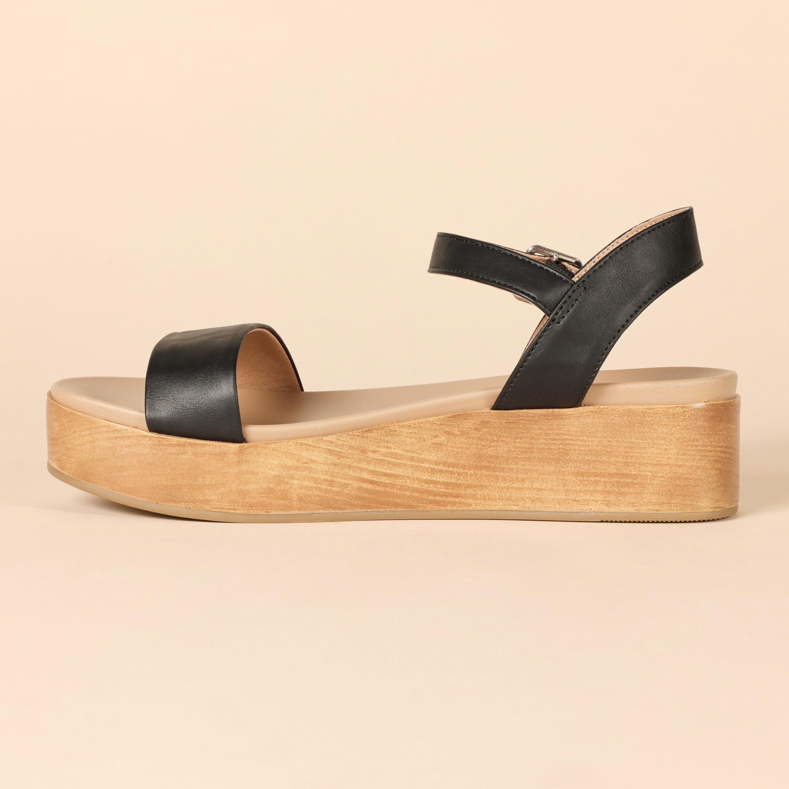 Amazon Essentials Femme Sandales Plates à Deux Lanières