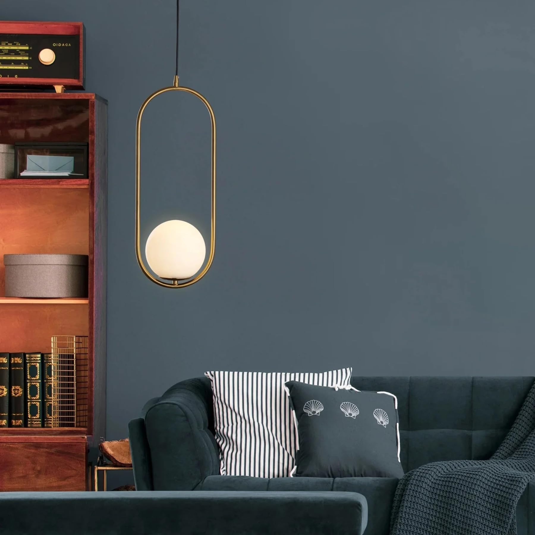 Sizzling Lights U-Hanging Cube Pendant Light for Living Room, Bedroom, Dining Area, Office, Showroom, Studio, Restaurant & Hotel (Bulb Not Included) Pack of 1 4