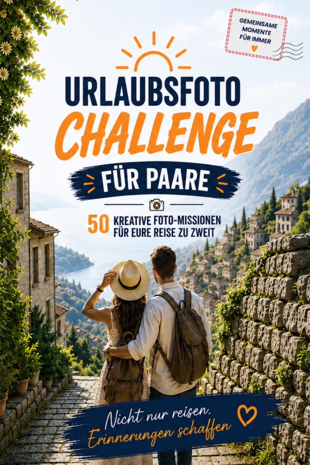 Urlaubsfoto-Challenge für Paare: 50 kreative Foto-Missionen für eure Reise zu zwei. Das Aktivitätsbuch für Paare für unvergessliche Urlaubserinnerungen und Paarzeit | Perfektes Geschenk für Paare