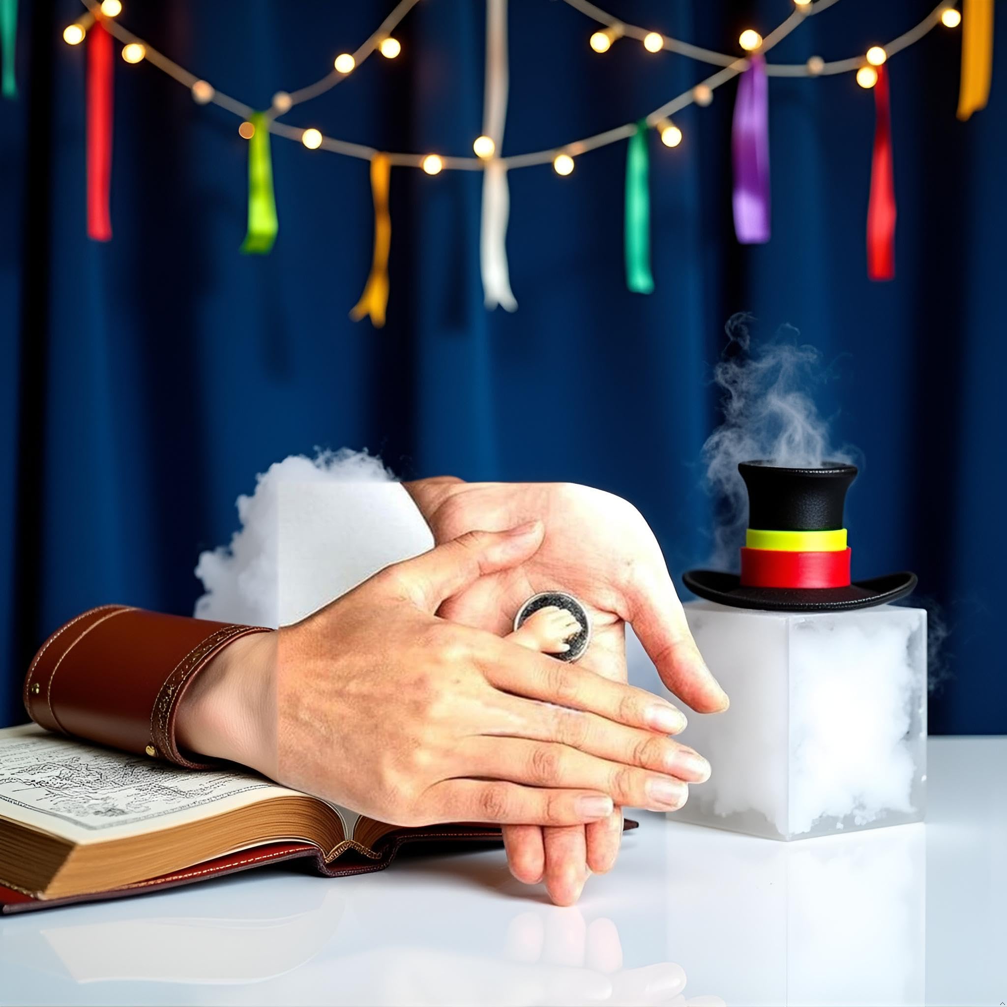 Little Hand Coin Disappeared Trick Toy Tools Close-Up Magic Show Props Stylish and Popular Joke Magic Coins Disappear Gimmicks - Image 3