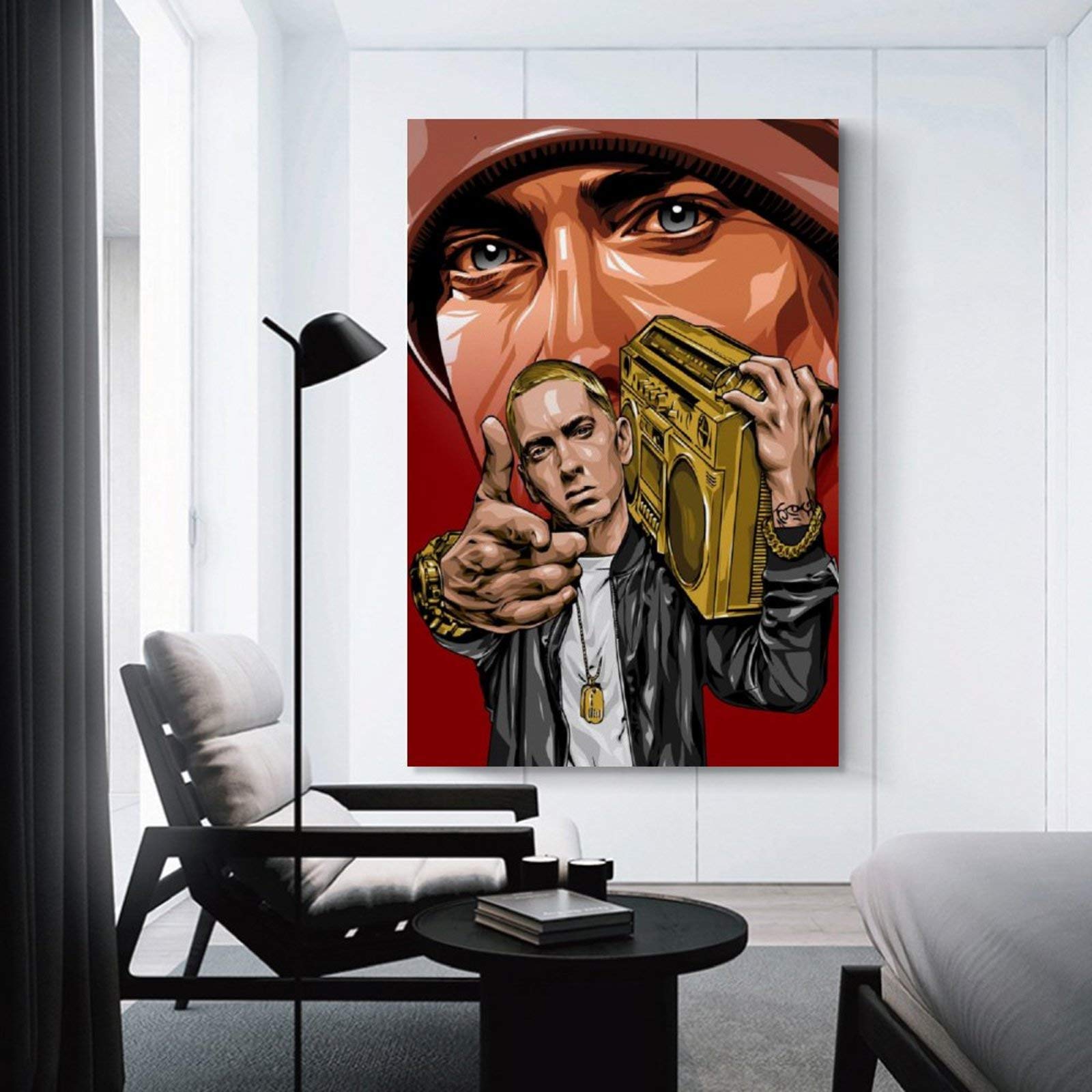 Poster Su Tela Di Eminem, Stampa Artistica Da Parete, Decorazione Per Soggiorno E Camera, 30x45 Cm, Personalizzabile