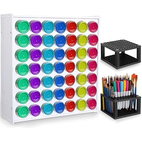 3 Pcs Paint Organizer Set for Enhanced Artistic Expression
