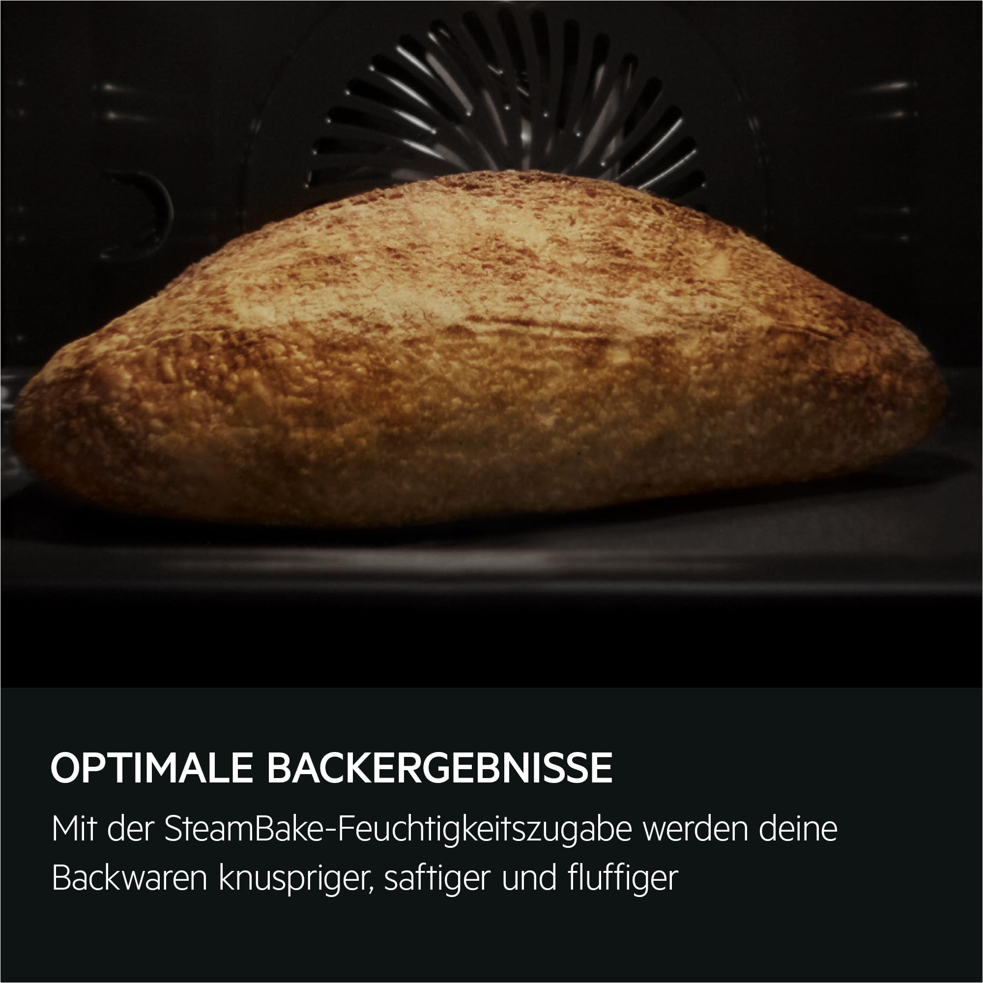 AEG Standherd mit Induktions-Kochfeld 50 cm, SteamBake-Feuchtigkeitszugabe, AirFry-Rost, Grill, A, Versenkknebel, Display mit Uhr, 2 Paar Teleskopschienen, Weiß, CIB56494BW