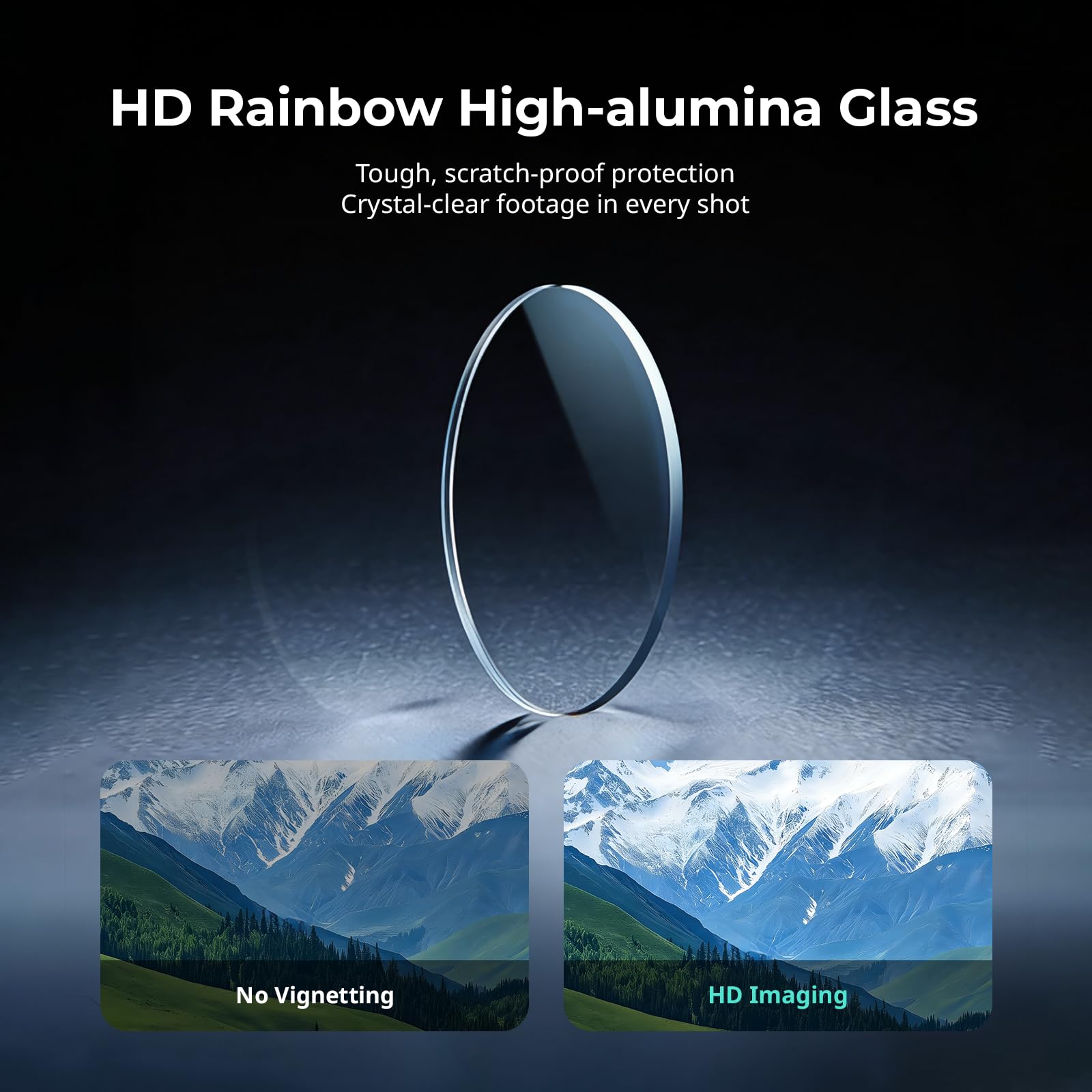 SMALLRIG Kit filtri per DJI Osmo Action 6, 6 pezzi ND8 ND16 ND32 CPL UV 1/4 effetto Black Mist Filter, polarizzazione a scatto Neutral Density & Copriobiettivo Silicone Vetro Ottico HD 5967