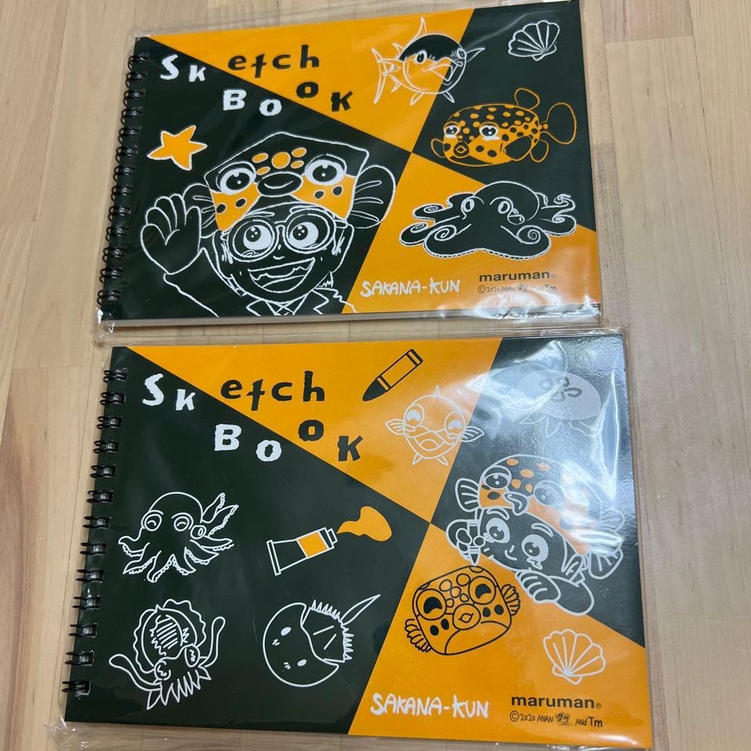 Amazon.co.jp: さかなクン 塗り絵 スケッチブック 2個セット : ホビー