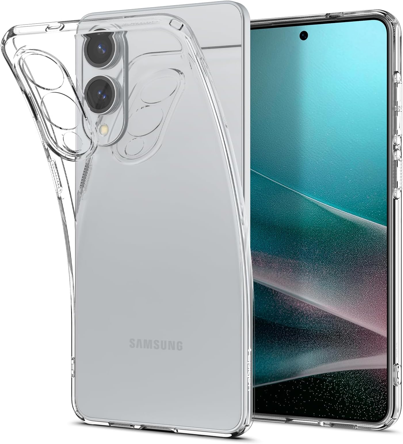Spigen Liquid Crystal Designed for Galaxy S25 Edge Case (2025) [Anti-Yellowing], [Military-Grade Protection] - Crystal Clear