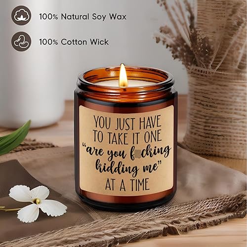 Miniatura 3 de LEADO Vela perfumada Badass  Regalos divertidos para mujeres, hombres, regalos inspiradores, regalos de felicitaciones  Navidad fresca, regalos