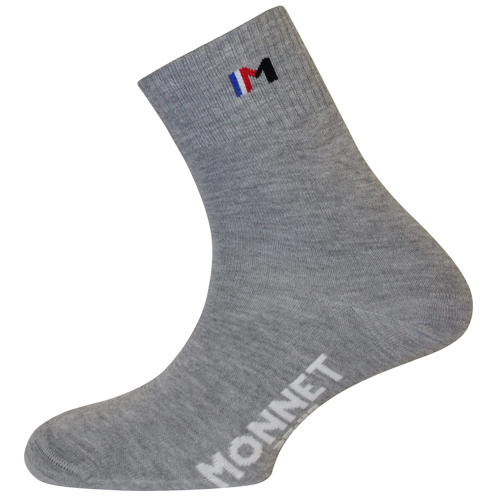 Monnet Unisex Gris Mid Twin Socks, 4546