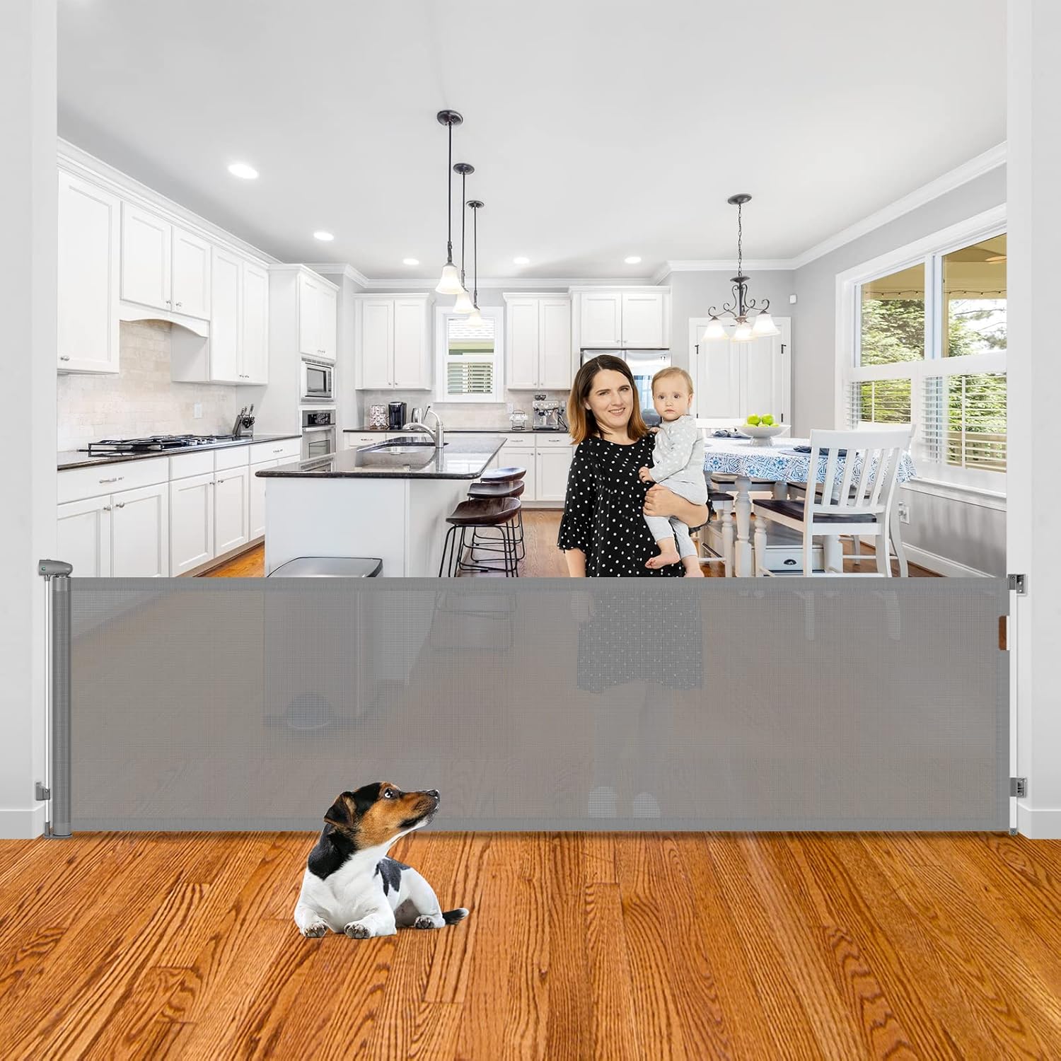 102 Inch Extra Wide Baby Gates Extra Wide Retractable Baby