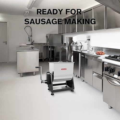 Miniatura 6 de Mezclador comercial de carne de 30 librastanque de 7 galones, mezcla 30 libras de carne, cualquier salsa y condimento se puede mezclar uniformemente