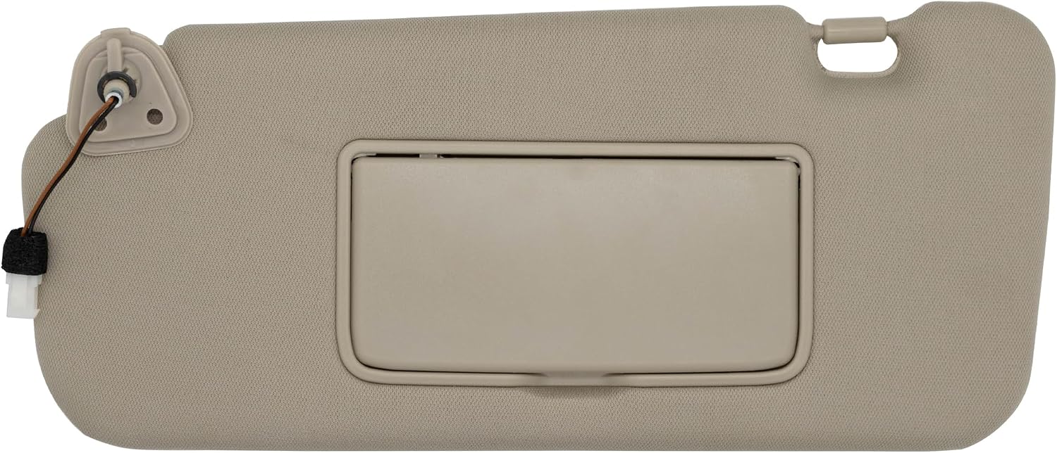 Sun Visor Fits for Nissan Murano 2009-2014 Left Driver Side Replaces 96401-1AA1B 96401-1AA1A Beige