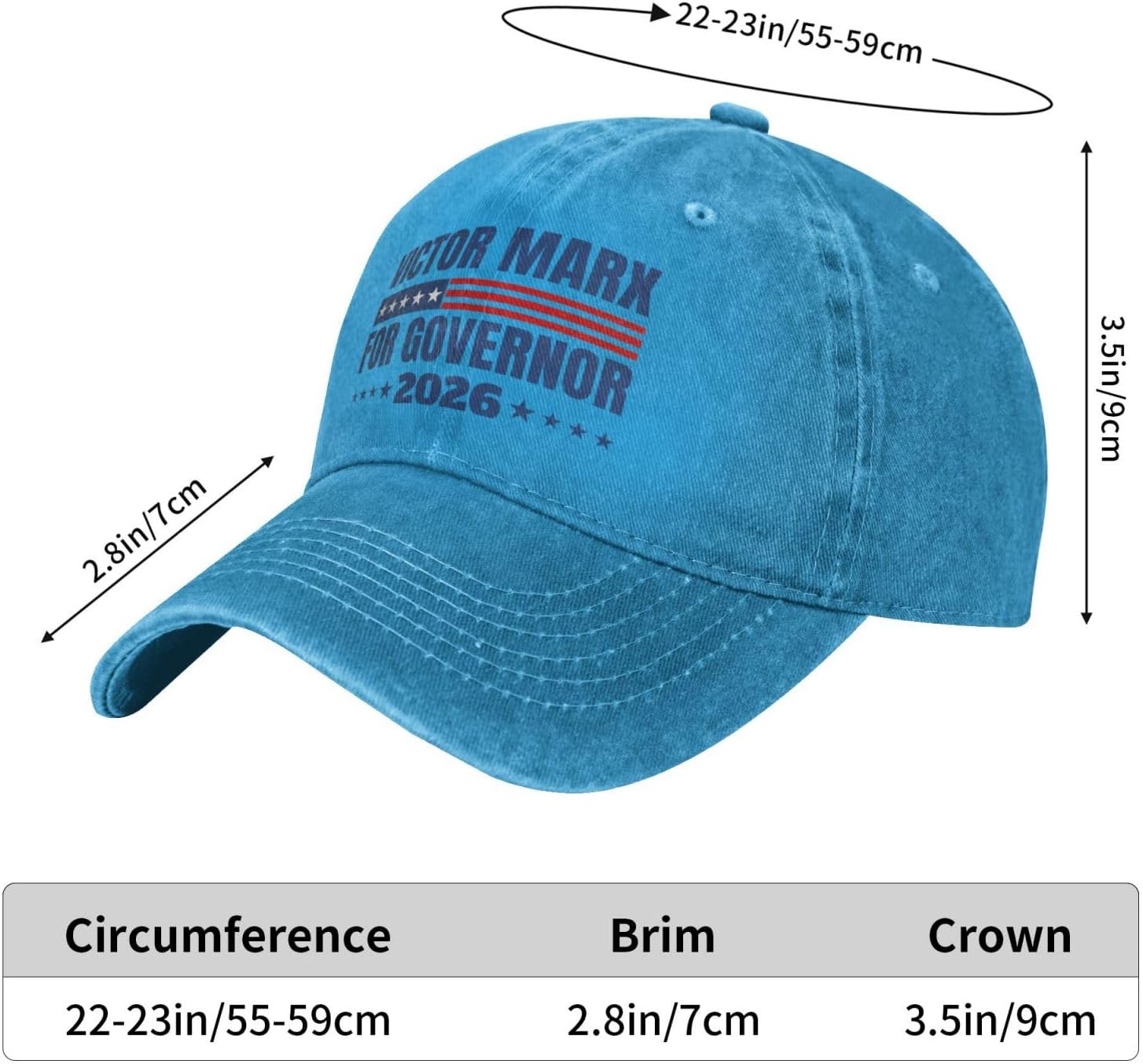 Victor Marx for Governor of Colorado 2026 hat Cotton Caps 305