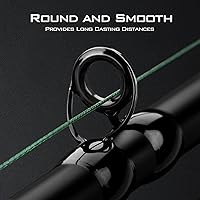 Vista 4 de KastKing Hilo de pescar trenzado superpotente –Sedales trenzados resistentes a la abrasión –Superlínea increíble – Cero estiramiento – Pequeño