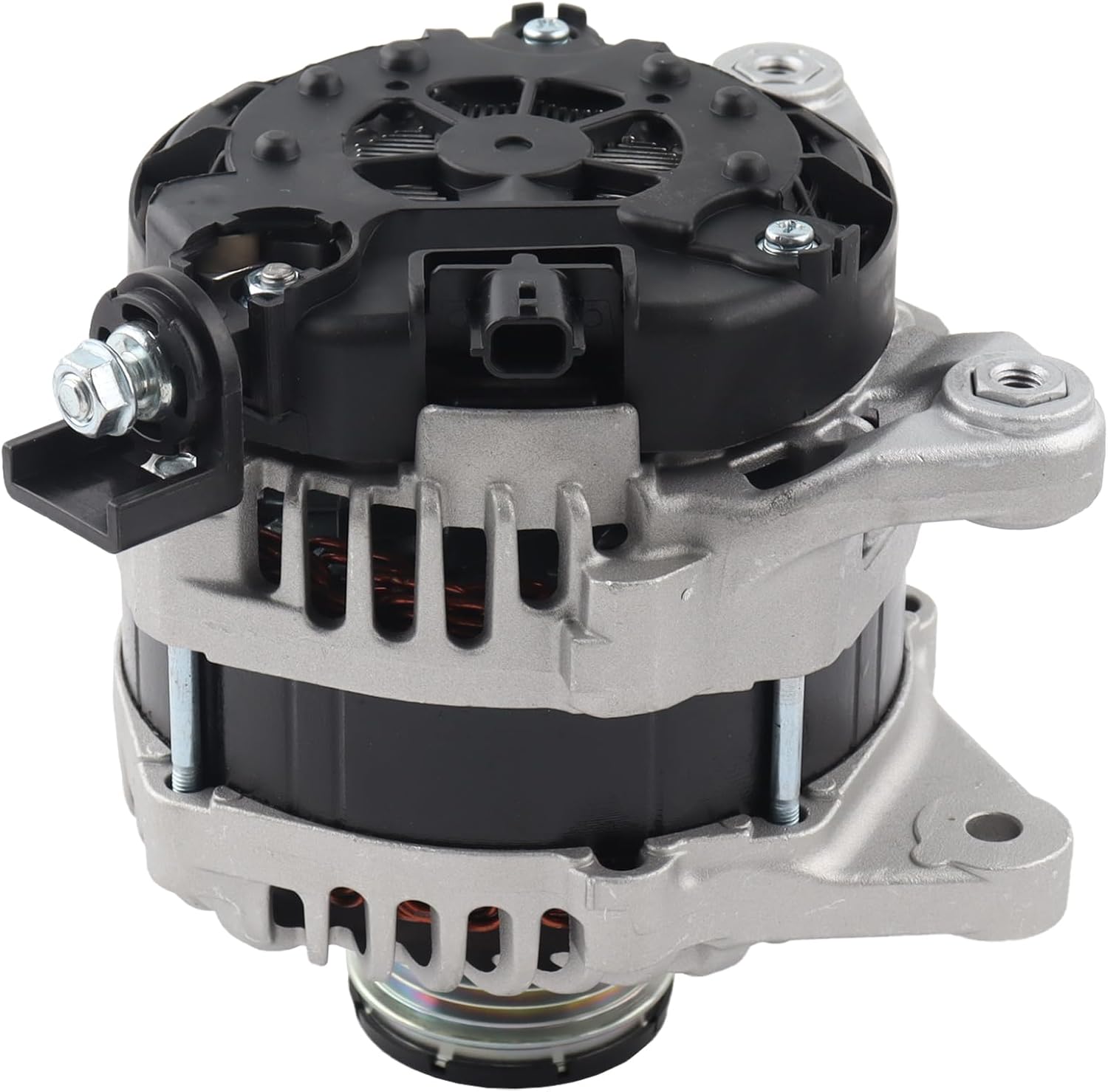 Alternator 120A 12V 6-Groove Pulley Compatible with 2020-2022 Versa L4 1.6L,2020-2023 Kicks L4 1.6L, Replace A005TE0382ZX