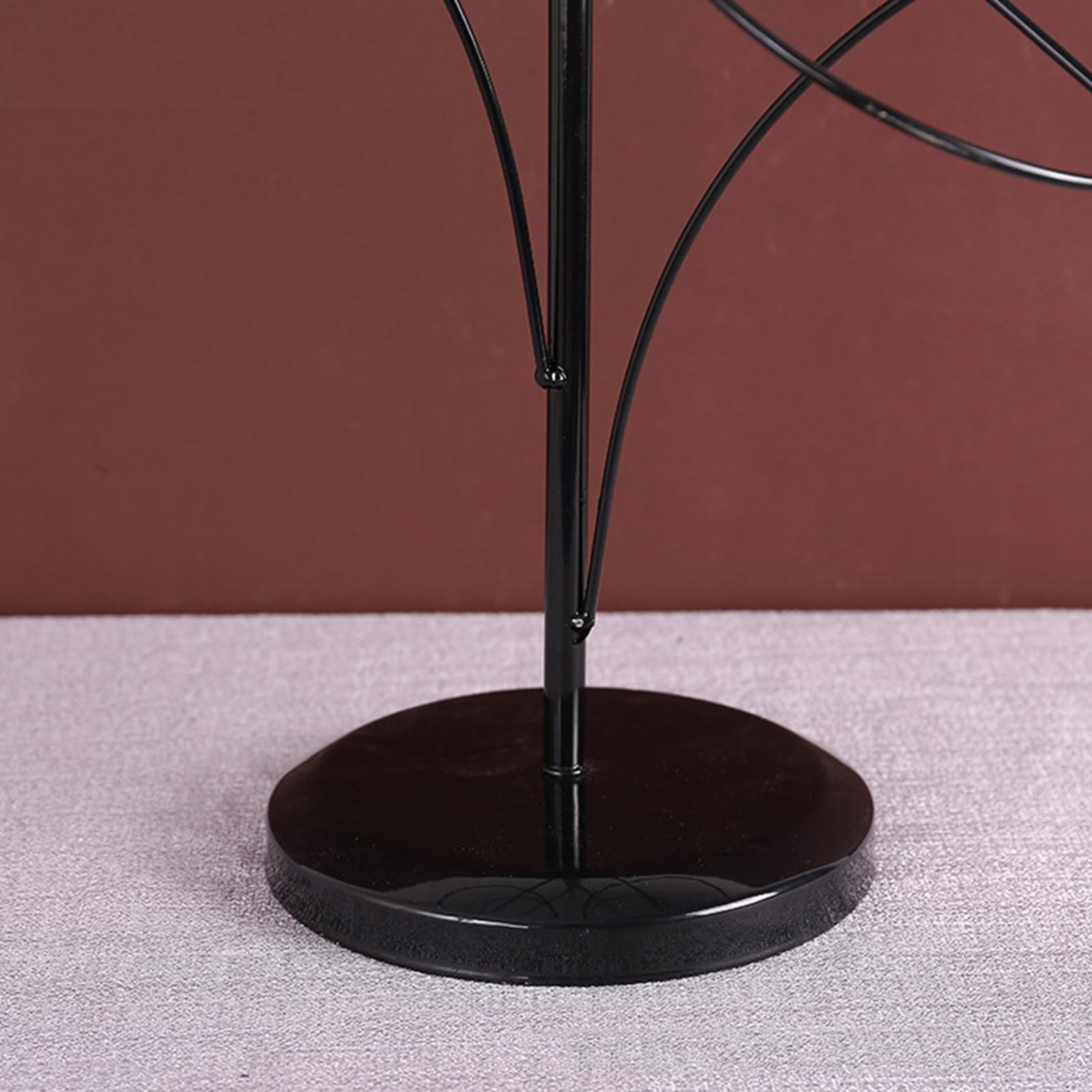 Soporte de Metal moderno para sombrero con 5 ganchos redondos de pie, estante para gorra de béisbol, soporte de exhibición para almacenamiento, organizador Simple, estante para gorra de béisbol