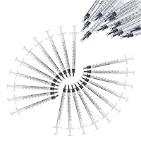 Vista 17 de 2 jeringas de plástico reutilizables de 1.0 fl oz con medición hidropónica de plástico de medición de nutrientes jeringa de herramientas de muestras