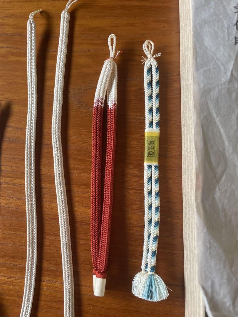 Amazon.co.jp: 8点セット道明 帯締め 無形文化財 正絹 和装小物  