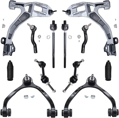 Miniatura 46 de Detroit Axle - Kit de suspensión delantera FWD de 12 piezas para Toyota Matrix Pontiac Vibe 2003 2004 2005 2006 2007 2008, 2 brazos de control