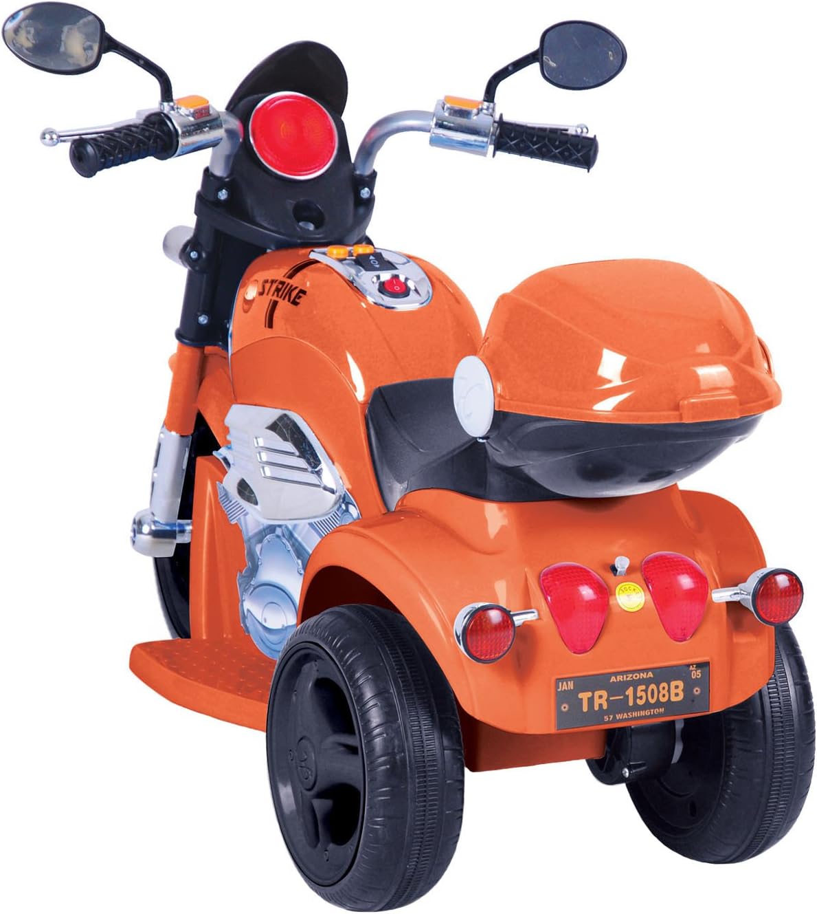 Kid Motorz 6V Motorcycle Ride On, Orange