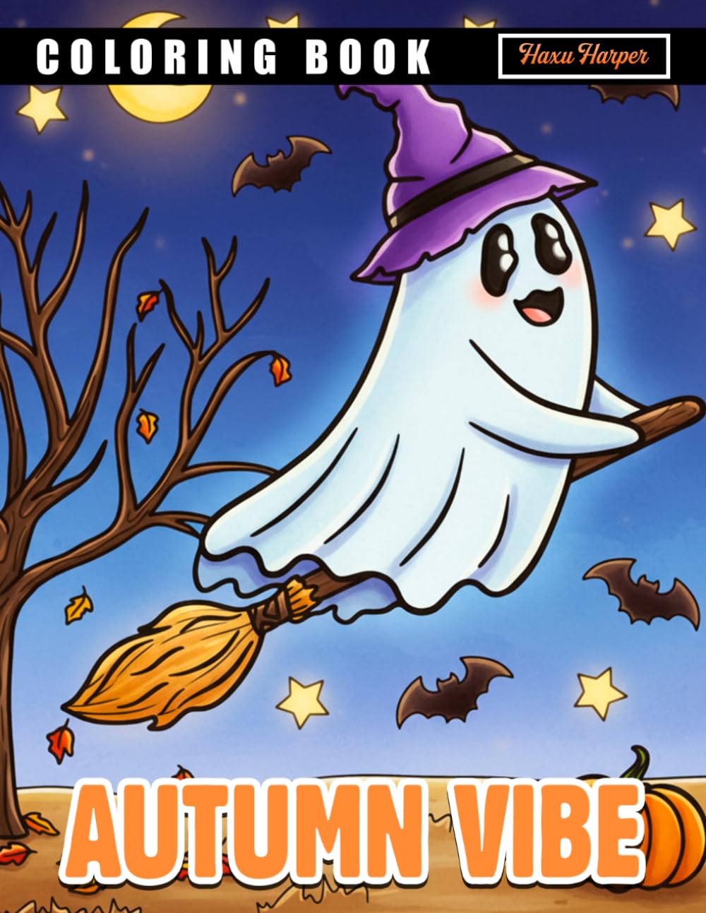 Autumn Vibe Coloring Book: Cozy Fall Scenes, Charming Harvest Moments, and Seasonal Nature Illustrations