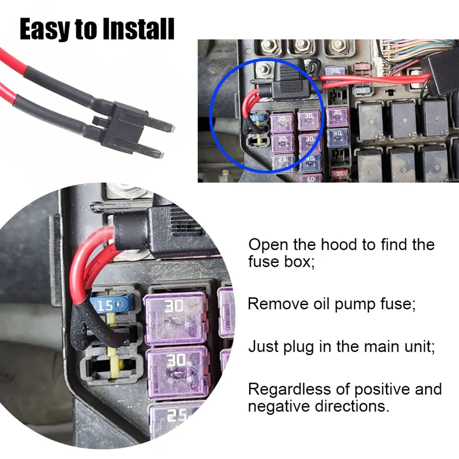 Immobilizzatore for auto 12V RFID Blocco motore Fusibile Relè Isolatore Dispositivo antifurto Veicoli wireless Accessori moto