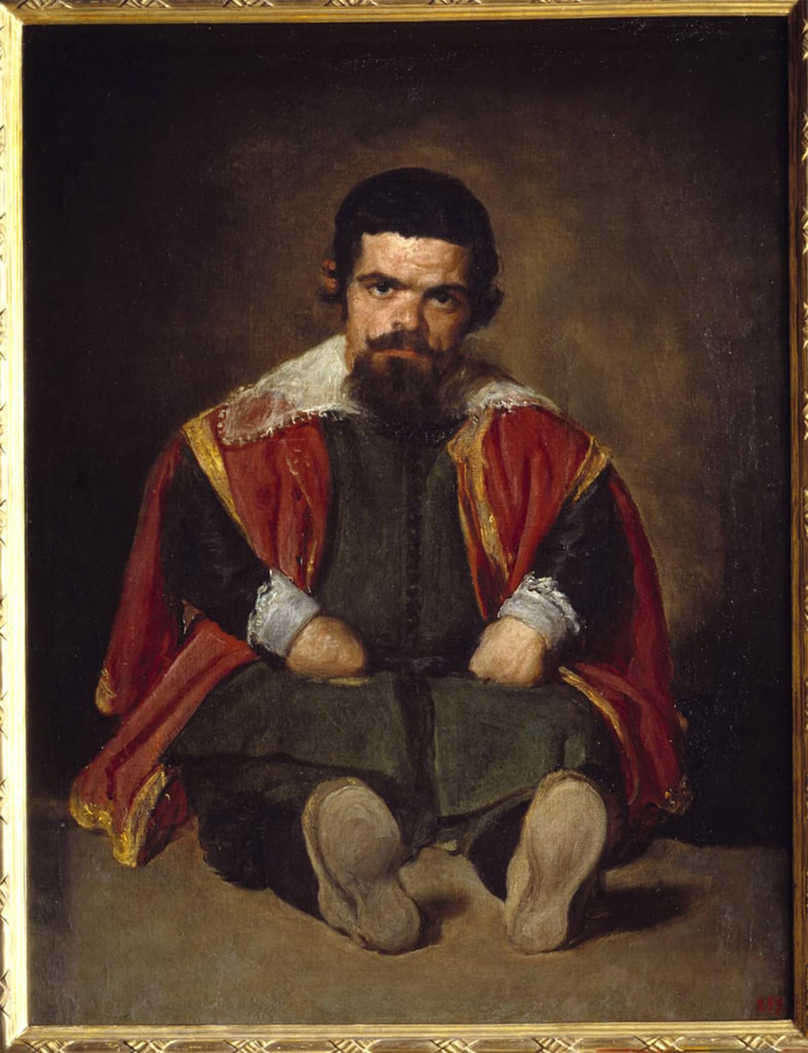 POSTERIIk Famous Print Pop Art Wall Art Graffiti Portrait of the Jester Sebastien De Morra Dwarf Sitting Court by Diego Rodriguez De Y Velazquez Art Prints for Home Decor 60x90cm