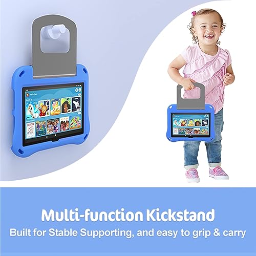 Miniatura 4 de DiHines - Funda para tableta 8 iPad para niños, funda para tablet 8/8 Plus (compatible con versión 2022 y 2020), funda DiHines a prueba de niños,
