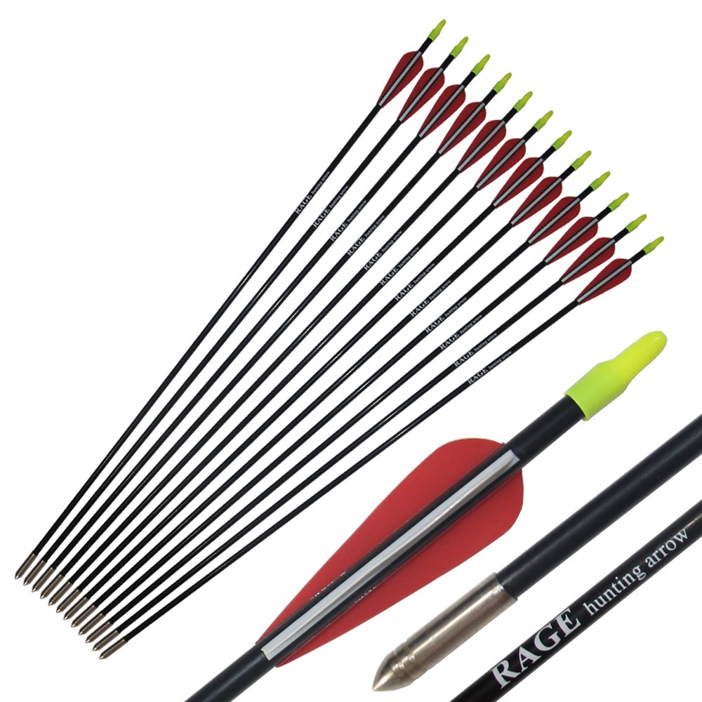 PA 25" 31" Fiberglass Arrows Children Arrows Archery Target Shooting Hunting Practice Arrows for