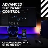 Logitech G Astro A50 LIGHTSPEED Wireless Gaming Headset + Base (Gen 5), PRO-G GRAPHENE, 3-System Switching, USB-C to Xbox, PS5, PC/Mac, Nintendo Switch, Switch 2, Bluetooth - Black - 9