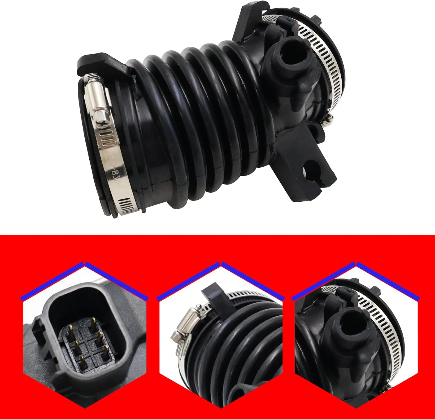 SMMS Engine Filter Intake Hose for Honda Civic 1.8L, for Acura Ilx 2.0L 2012-2015, Replaces OE 17225-R1A-A01