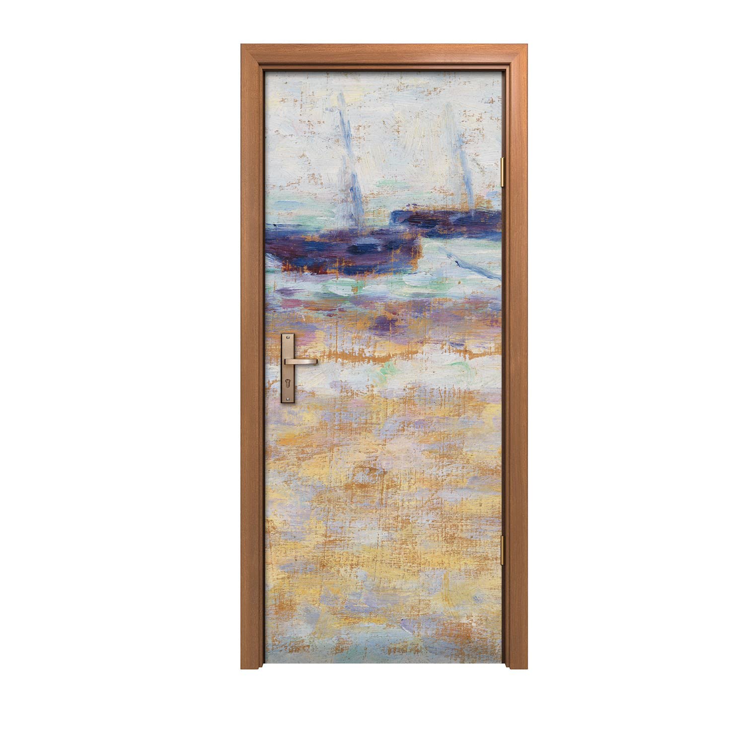 Autocollant de porte haut de gamme 90x200cm décoration murale Côte