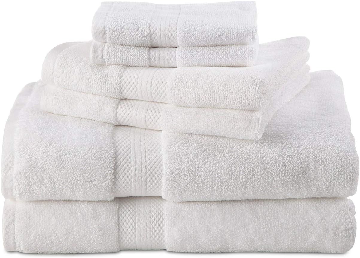 Orpheebs White 100% 5 Bath Mat 50 x 80 cm 1700 g/m2 Pure Egyptian Cotton Hotel (50 x 80 cm)