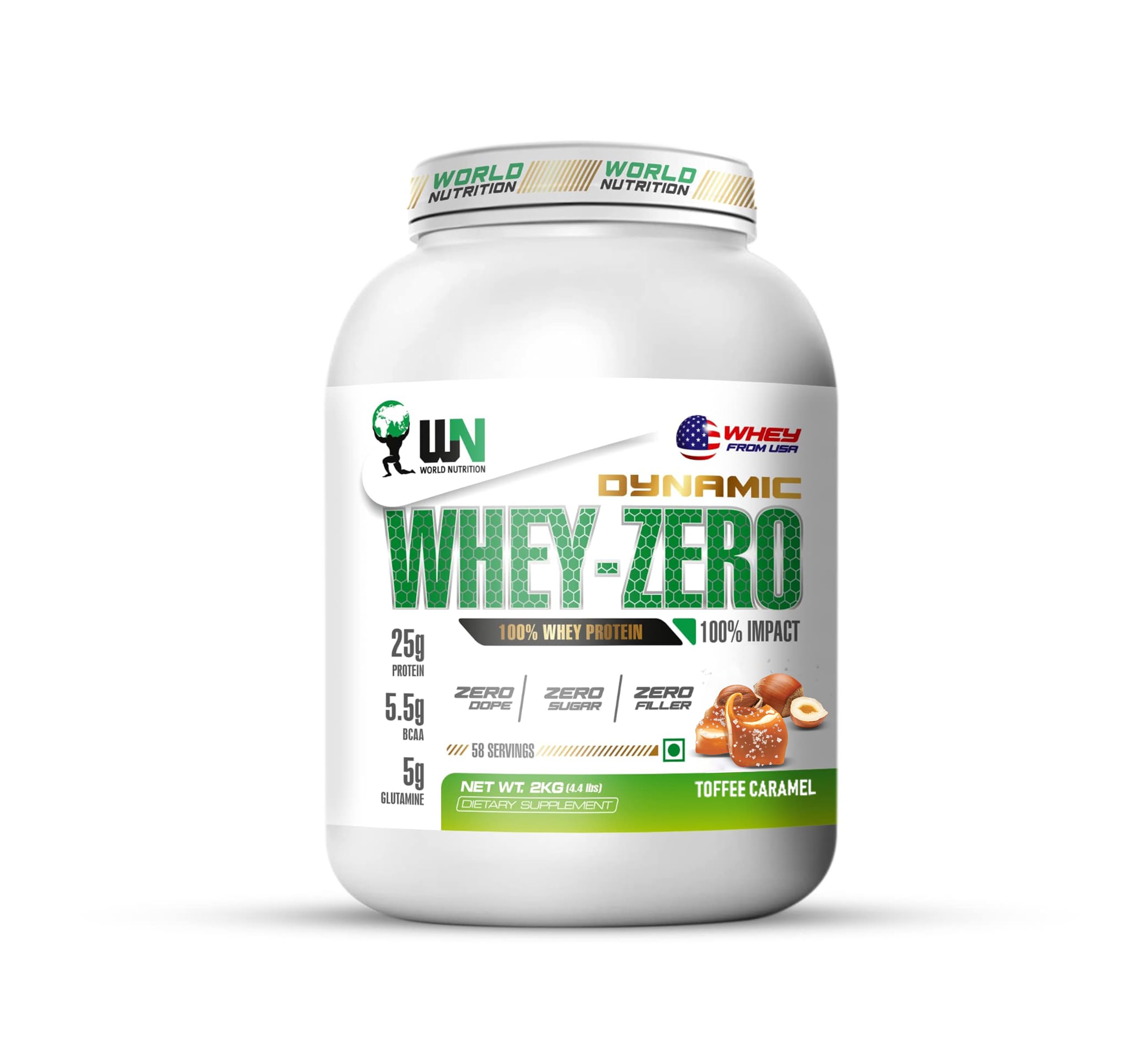 Dynamic Whey-Zero | Whey Protein Powder with 25g Protein, 5.5g BCAA & 5g Glutamine | For Muscle Growth, Workout Recovery & Strength Support | Cookies & Cream - 1Kg — Amazon image 7